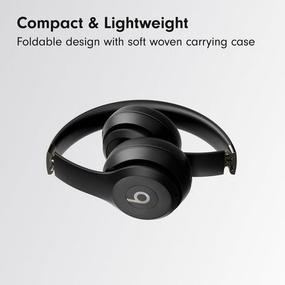 Beats Solo 4 Wireless On-Ear Bluetooth Headphones - 50-Hour Battery Life, Ultra-Lightweight Comfort | Matte Black