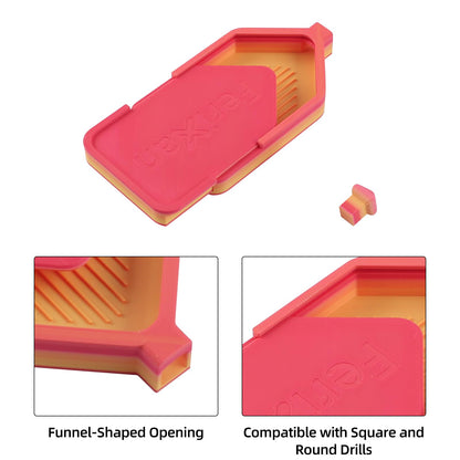 Ferixan Painting Tool Accessories for Diamond Art: Kit with Pen Tray Wax and Release Paper for Artwork Beginner 5D Craft DIY Nail