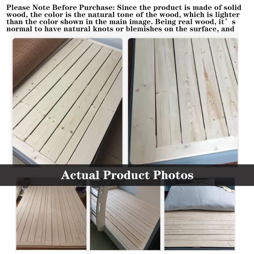 Foldable Wooden Bed Board, Solid Wood Slatted Mattress Support, Compact Floor Sleep Mat, Japanese Style Bed Frame, Easy Storage
