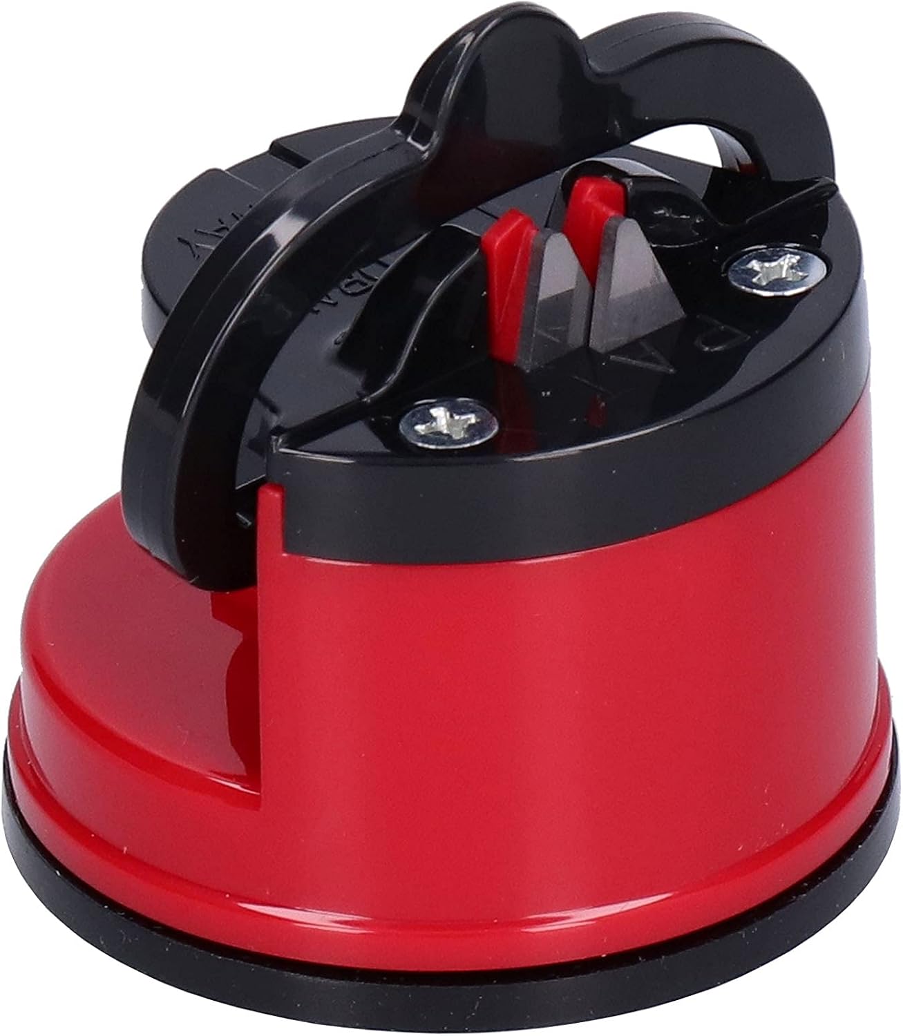 Knife Sharpening Tool, Manual Small High Hardness Countertop Sharpener with Suction Cup for Knife and Scissor