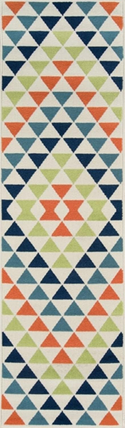 Momeni Rugs Baja Collection, Contemporary Indoor & Outdoor Area Rug, Easy to Clean, UV Protected (1'8" x 3'7",