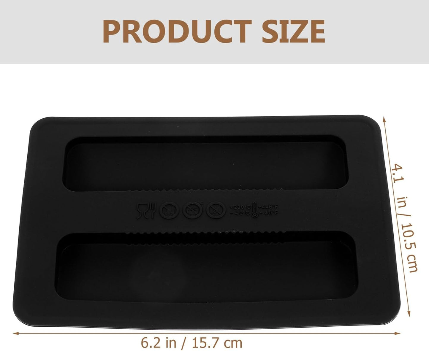 Silicone Toaster Dust Cover, 2 Slice Electric Bread Maker Lid, Black Toaster Machine Top Cover Accessories