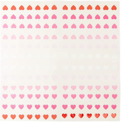 Sparkle and Bash 100-Pack Valentine’s Day Napkins - 5 x 5-Inch Folded Pink Paper - 3-Ply Soft Absorbent