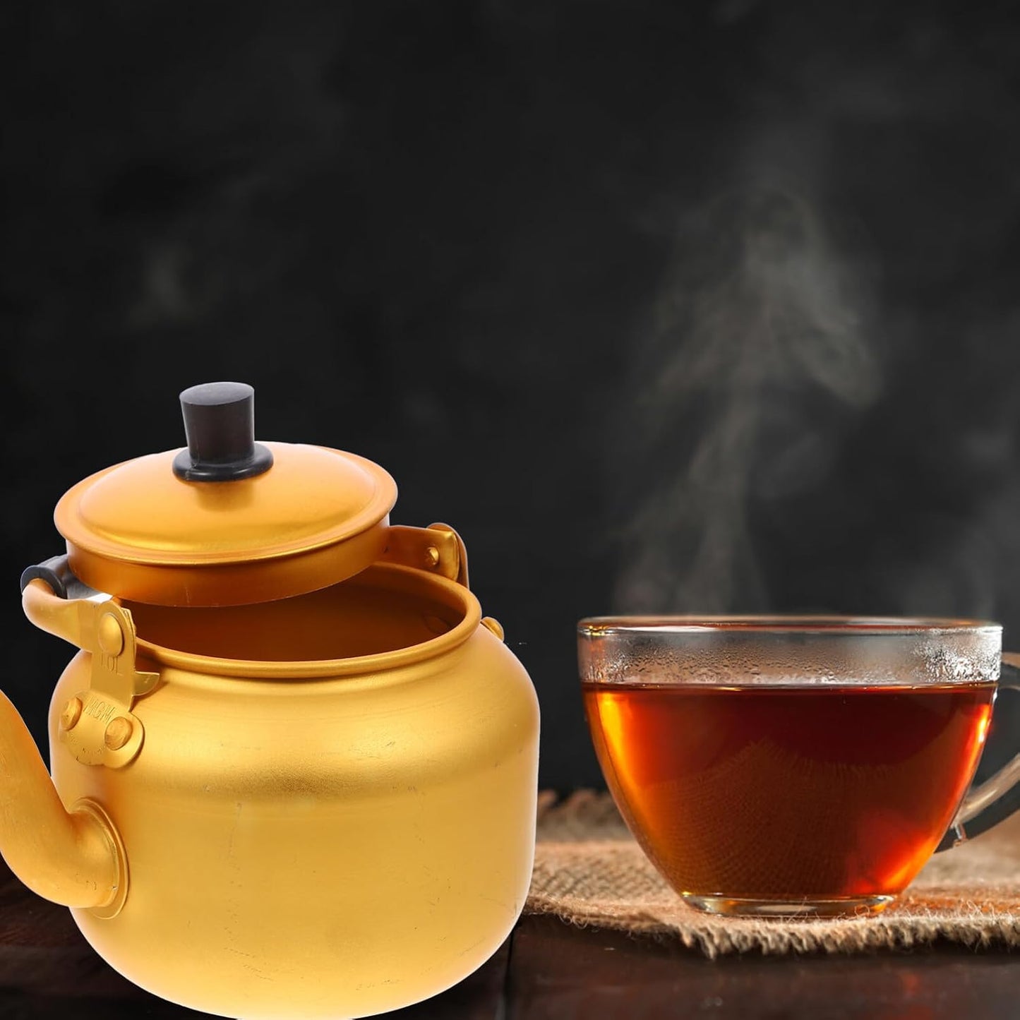 Stainless Steel 1L Hot Water Kettle, Whistling Tea Kettle with Infuser, Gooseneck Pour Over Coffee Pot for Fast Heating