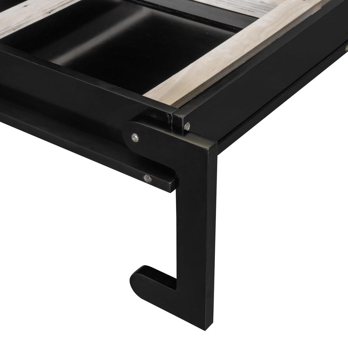 Ball & Cast Murphy Bed Queen Size,Wood Storage Hide Cabinet Wall Beds with Desk and Vanity,Space-Saving Bedroom Furniture w/Cabinets & Mirror,can be Folded for Home Office,Study,Guest Room,Espresso