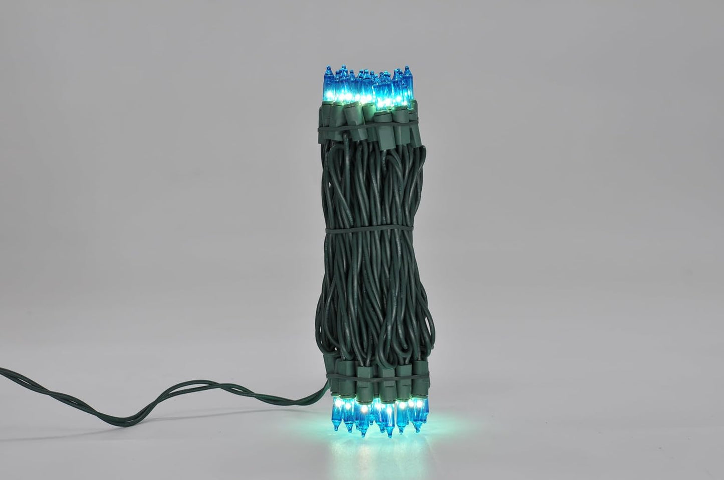 Brite Star Designer Series Mini Lights, 50 Lt, Blue, Green Wire