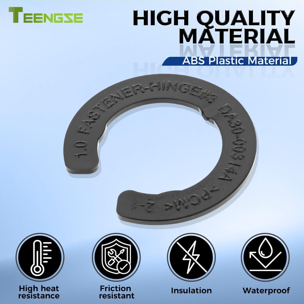 DA99-04158A Refrigerator Door Hinge Shim Kit, 4 Thicknesses for DA60-00314C, 3282540, PS6448337, AP5668209