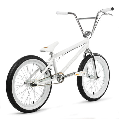 Elite BMX Bicycle 18", 20" & 26" Model Freestyle Bike - 3 Piece Crank (White, 20")