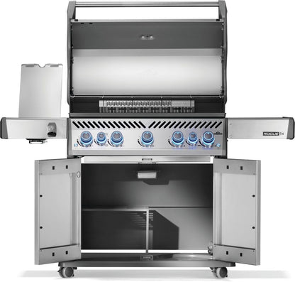 Napoleon Rogue PRO-S 625 Propane Gas Grill with Infrared Side and Rear Burners, Stainless Steel, Durable 7-Burner Ultimate Grilling Experience