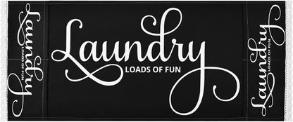 Laundry Loads Of Fun Machine Cover, Dryer Top Covers Anti-Slip Fridge Dust Cover, Roller Washing Machine Top Cover