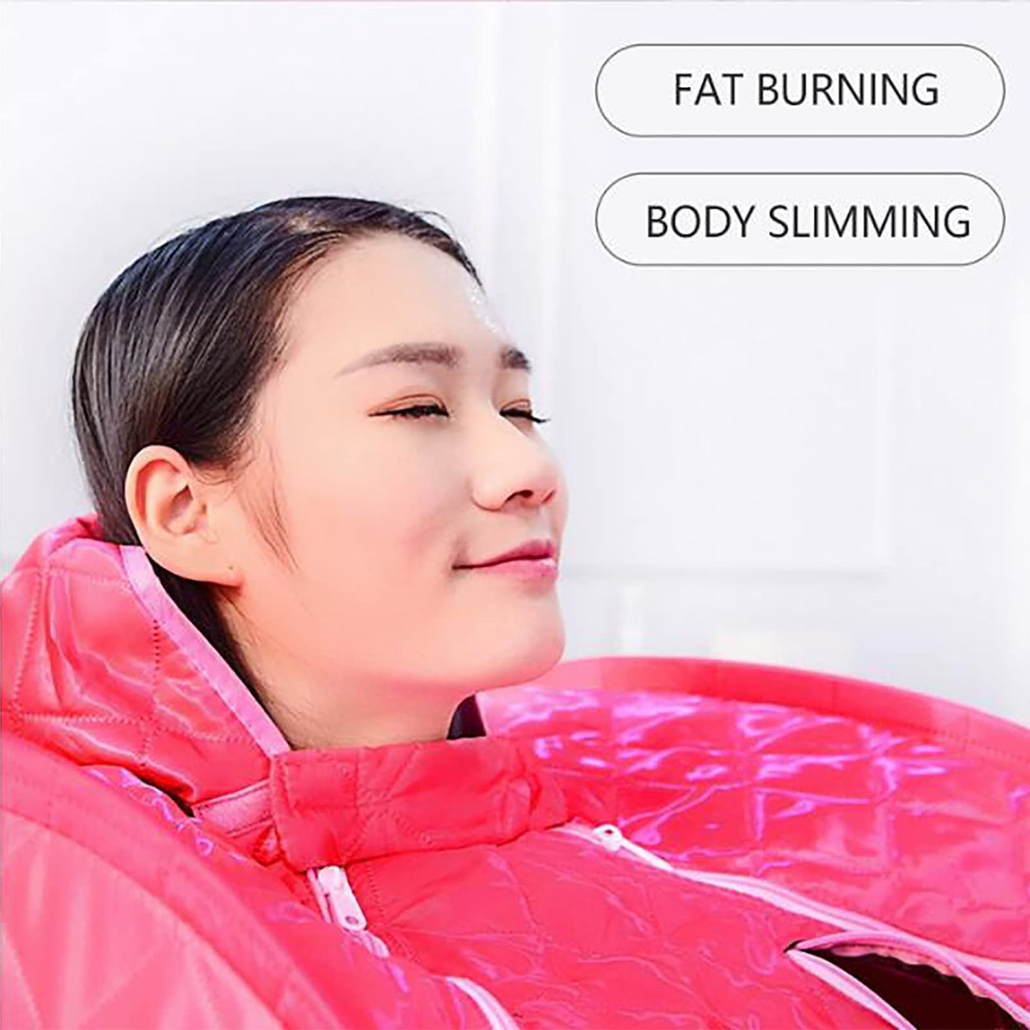 DKDZZXHUS Lightweight Indoor Sauna Tent Portable Steam Sauna Spa Timer 99 Minutes Steam Sauna with Remote Control and 5 Adjustable Levels