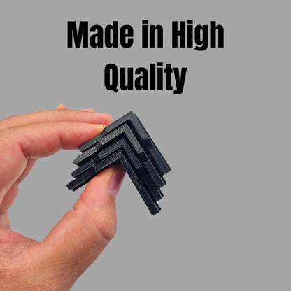 Whalen Post Insert Corner Connector for Shelving Costco (8 Units) in Black