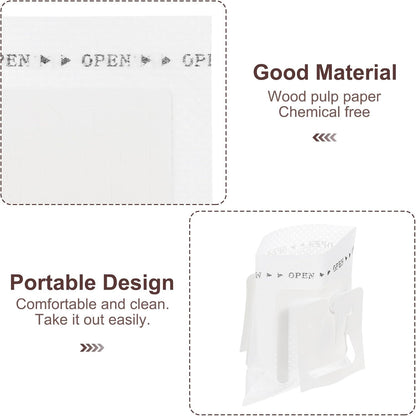 uxcell 50Pcs Hanging Ear Drip Coffee Filter Paper Bags, White for Travel, Camping, Home, Office