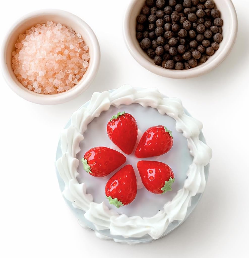 2.5-Inch Cute Spice Grinder Strawberry Cake Style for Pepper, Seasonings & Herbs Kitchen Gift