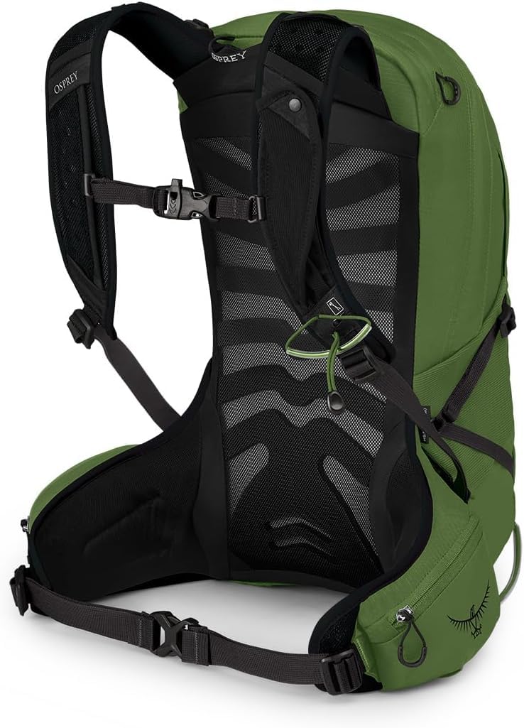 Osprey Talon 11L Men's Hiking Backpack with Hipbelt, Green Belt/Black, L/XL