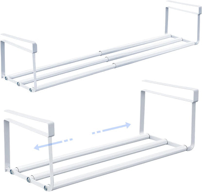 2 Closet 16.5-31.5 Inch CroBlissful Pcs Expandable Shoe Rack Organizer for Adjustable Retractable Hanging Cabinet Shoe