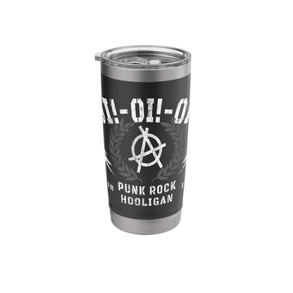 Oi Oi Oi Punk Rock Hooligan - Vintage Oi Punk Stainless Steel Insulated Tumbler