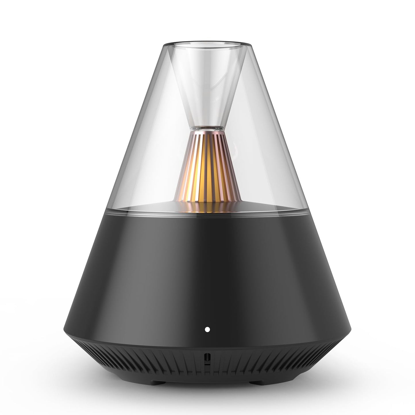 Essential Oil Diffuser, Modern Style Aromatherapy Aroma Diffusers with Candle Light, Fragrance Ultrasonic Cool Mist Humidifier, Remote Control, Auto Shut-Off, for Home Living Room Office