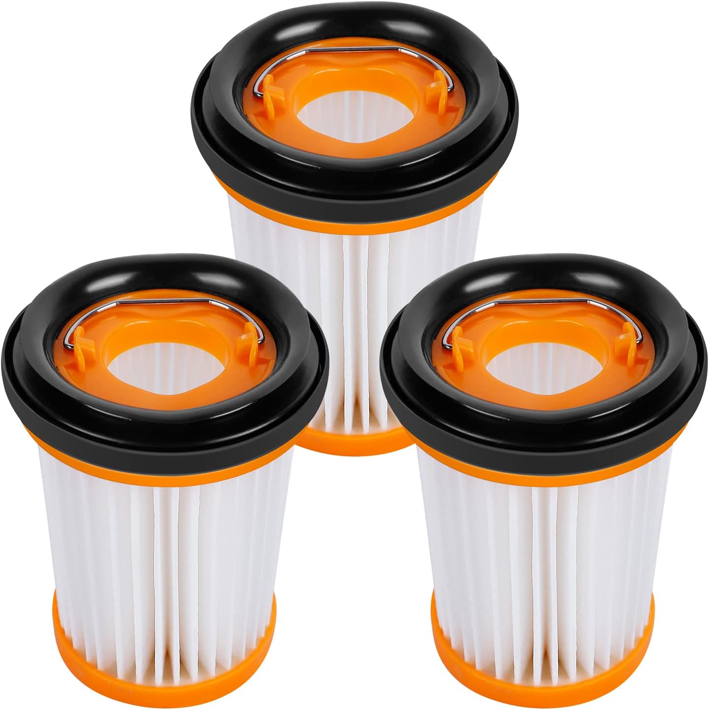 KEEPOW Wandvac Filter Replacement 3 Pack Compatible with Shark WANDVAC Handheld Vacuum WV201 WV200 WV205 WV220