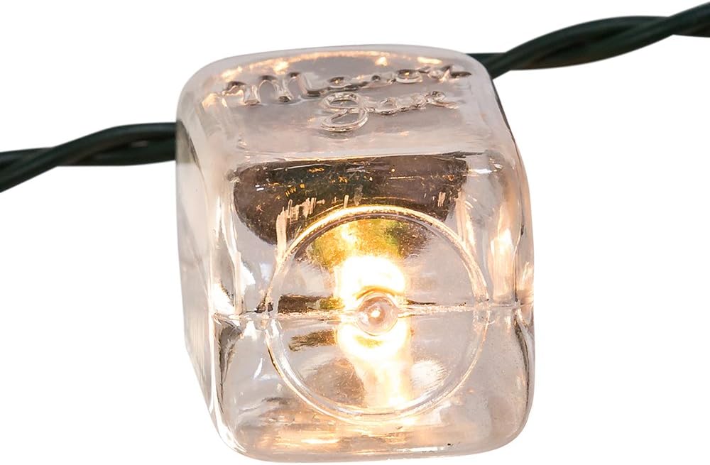 Kurt Adler 10-Light Clear Mason Jar Light Set, UL