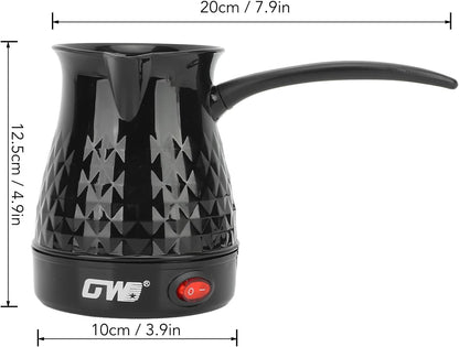 ZJchao Electric Stainless Steel Coffee Maker, 600ml, US Plug 110v