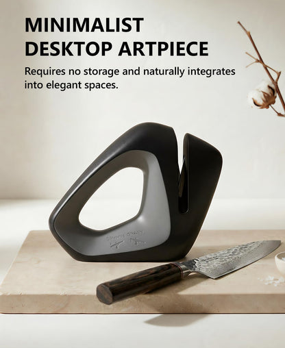 Professional Precision Knife Sharpener - Adaptive Tech Ends Angle Guesswork, Delivers a Pro Edge in Seconds, Safely Protects Blades, All Blades Compatible, Installation-Free, Durable & Effortless Care