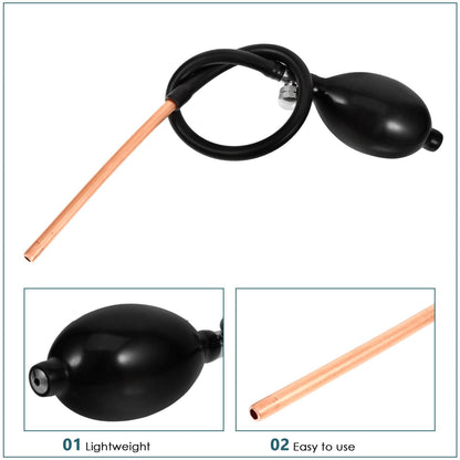 STOBAZA Manual Sugar Blower Pump 18.11 Inch Candy Blowing Tool with Flexible Airbag for Detailed Sugar Art and Candy Sculpting