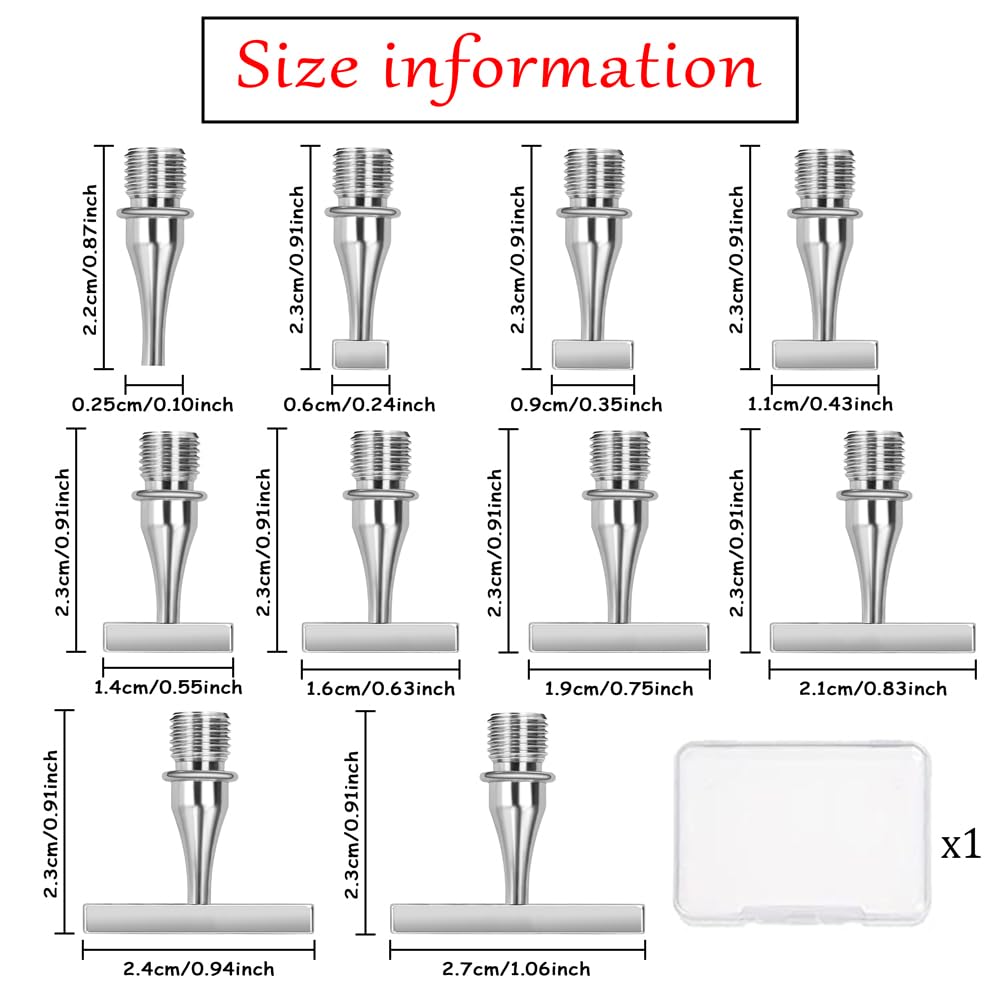 Praise V Do Thin Version Stainless Steel Diamond Painting Art Drilling Tips Nibs Placers Tool Accessories All 10 Beads