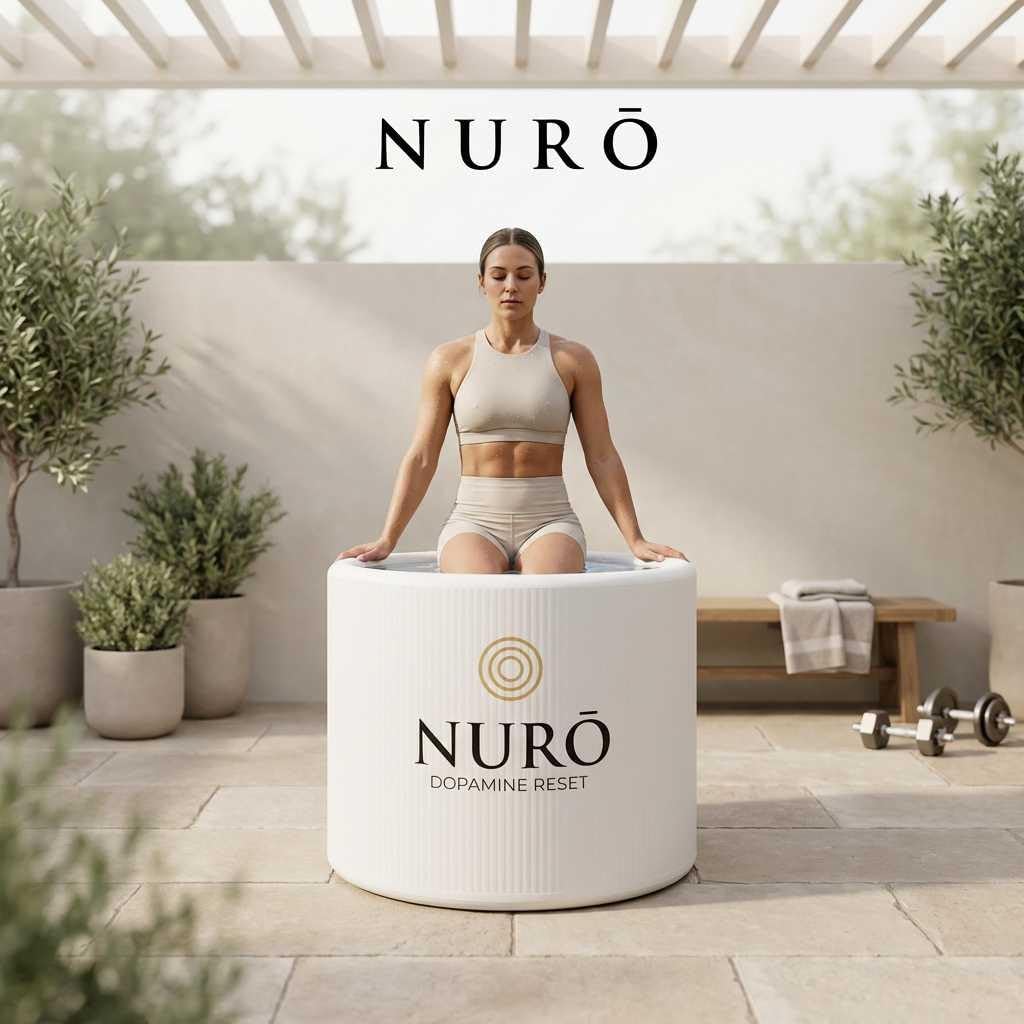 NURŌ Cold Plunge Tub | Luxury Ice Bath for Recovery, Energy & Focus | White