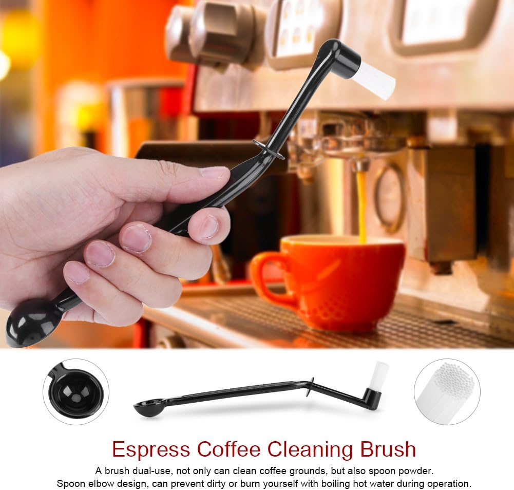 Coffee Machine Brush, Dual-Use Nylon Espresso Brush for Home Kitchen Use