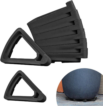 12PCS Plant Pot Feet for Outdoor Planters, Invisible Flower Pot Risers Toes,Indoor Secure Compressive Environmental