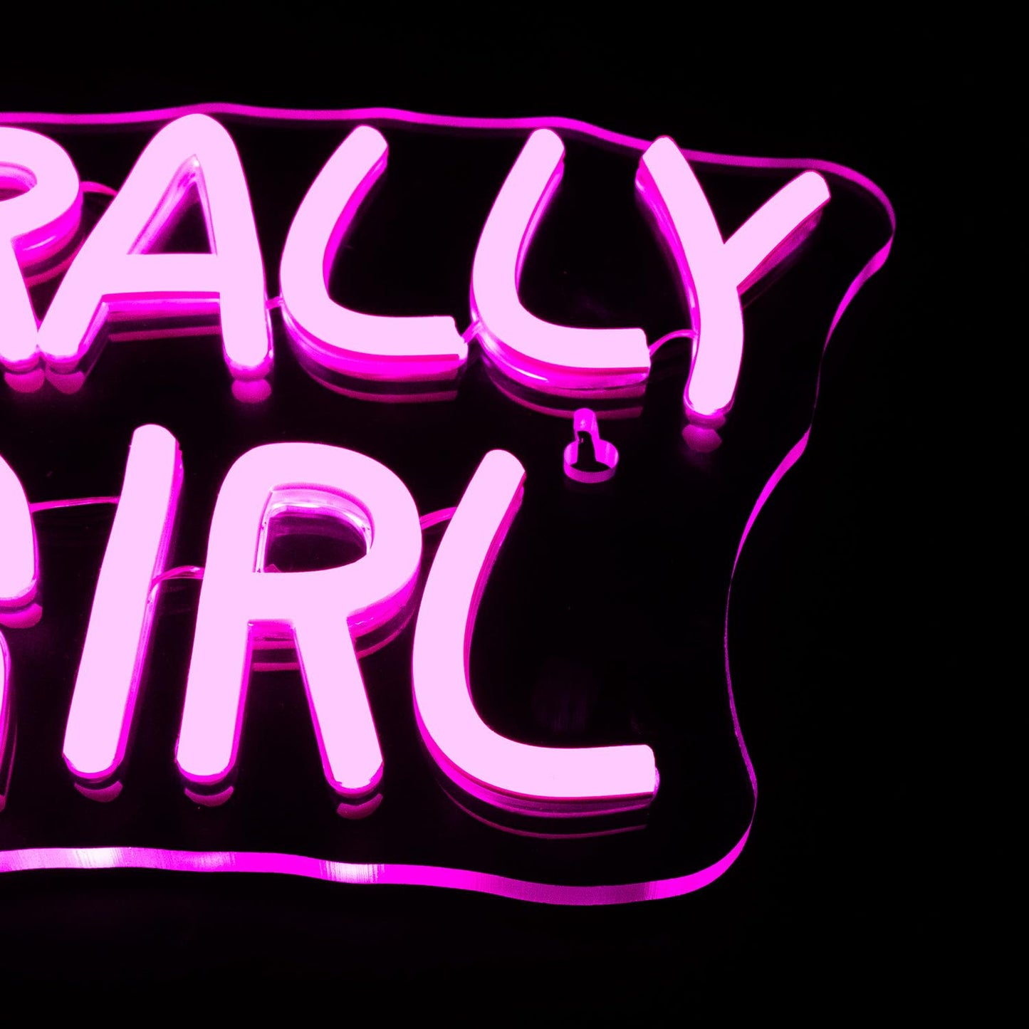 Lucunstar I'M Literally Just A Girl Neon Sign,Pink Led Sign,Led Neon Light for Wall Decor,Light Up Sign for Bedroom,Dimmable Switch USB Connectivity Neon Signs for Girlsroom Decor,Party Light