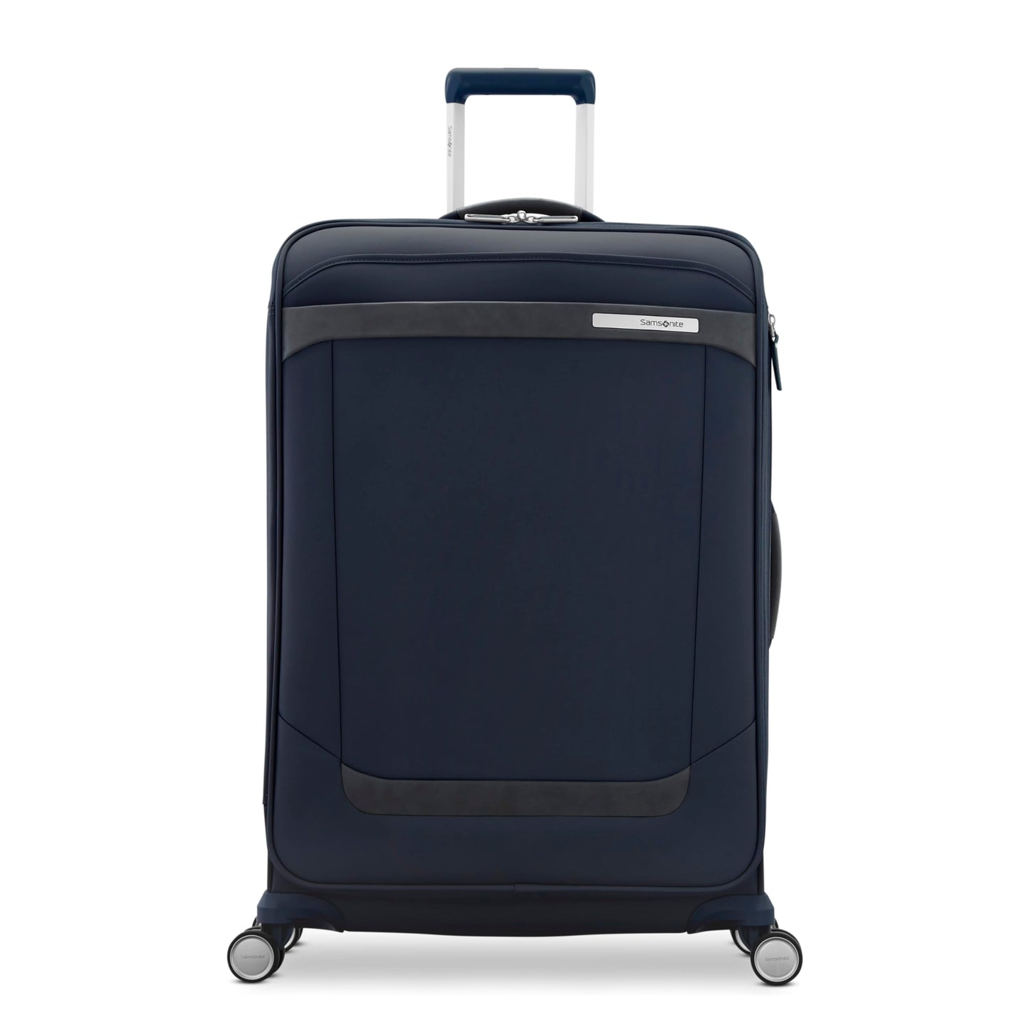 Samsonite Elevation Plus 30-Inch Large Checked Luggage - Expandable Softside Spinner Suitcase - Midnight Blue