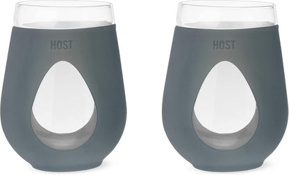 Host Revive Wine Glass Drinkware - 8 oz, Grey