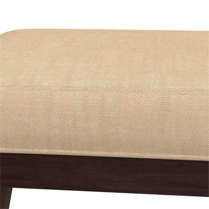 Hillsdale Morgan Upholstered Backless Vanity Stool for Make up Room or Bathroom, Espresso