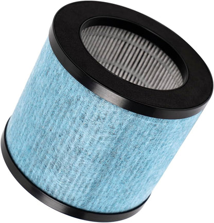 WuYan H13 True HEPA Replacement Filters, Compatible with TOPPIN TPAP002 Air Purifier, 3-in-1 H13 Grade Filter