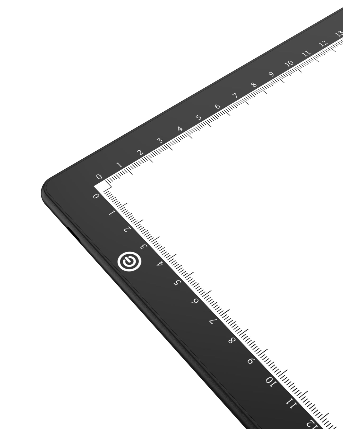 A4 LED Tracing Light Box丨Light Pad - Copy Board with Full-Edge Ruler Frame丨3 Adjustable LED, Premium Acrylic for Art, Drawing, Sketch, Animation, Design, Tattoo, Diamond Painting, X-ray Viewing