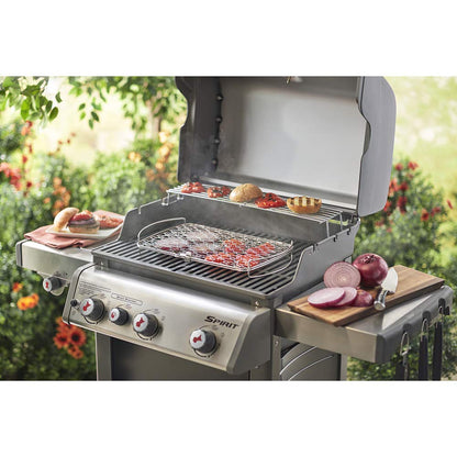 Weber Large Fish Basket – Flexible Wire Grilling Basket for Delicate Foods, Fits Weber Q 300+ Gas Grills & 18.5"+ Charcoal Grills