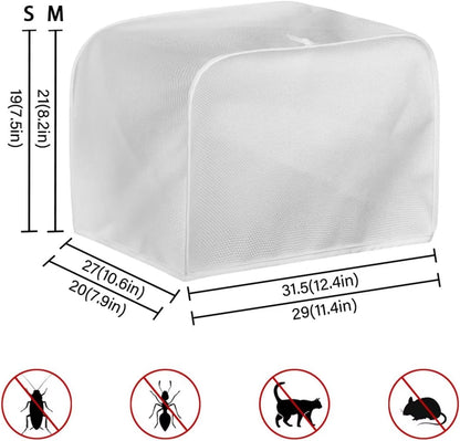 Yellow Toaster Dust Cover, Mini Kitchen Appliance Protector, 4 Slice Toaster Cover for Home Decor Gifts