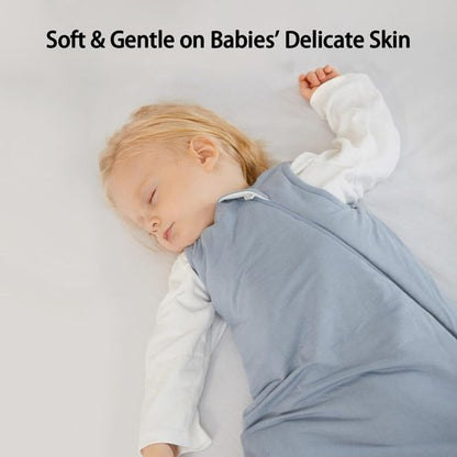 BubblePanda Bamboo Sleep Sack - Soft 0.5 Tog Toddler Wearable Blanket for Babies 6-12 Months