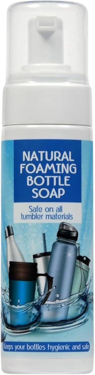 200ml Natural Foaming Bottle Soap | Safe for Stainless Steel, Plastic & Thermal Flasks | Eco-Friendly & Plant-based