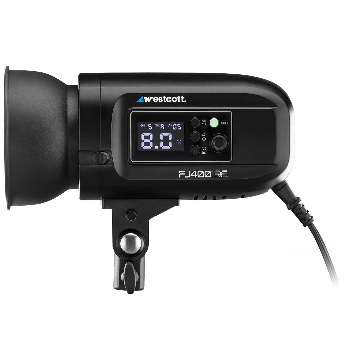 Westcott FJ400-SE 400Ws Photography Studio Strobe – AC-Powered Monolight Flash with FJ Wireless Trigger Compatibility, Bowens Mount, Fast Recycle Time, 5500K Daylight Color, & LED Modeling Light