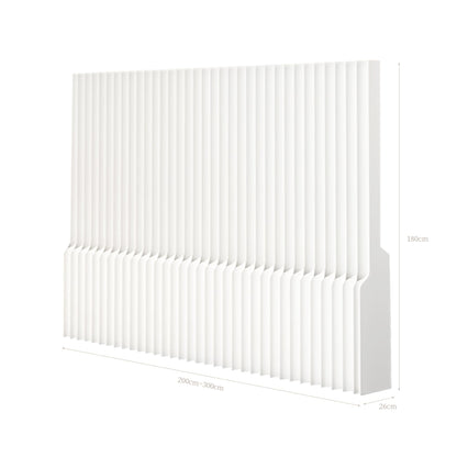 Foldable Room Divider Panel, Honeycomb Structure, Lightweight, Freestanding Privacy Screen for Office, Home, Studio, Temporary Wall Divider for Space Separation (118x10x71in)