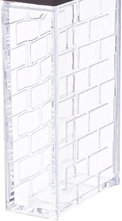 6 Case Spice Shaker Jars, Transparent Condiment Container Set for Salt Spices Seasoning Storage Box