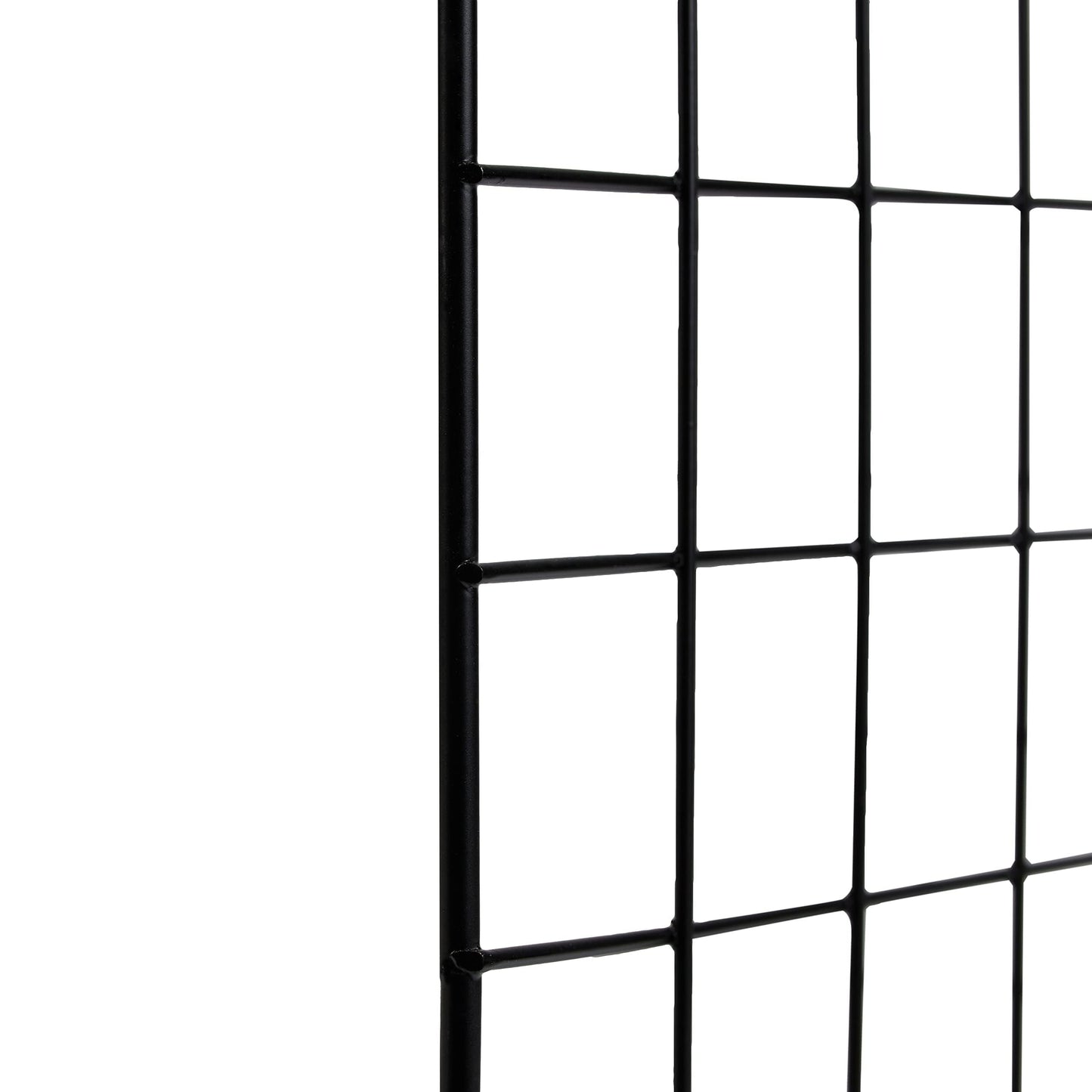 Amazon Basics 6-Cube Wire Grid Stackable Storage Organizer, Metal Shelving Unit, No-Tool Assembly, 26"W x 38"H x 12.6"D, Black