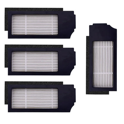 Neutop Replacement Filter Sets Compatible with Ecovacs Deebot X1 Plus/Turbo/Omni, T10 Omni/Plus, N20 Plus/Pro Plus, Robot Vacuums, 4-Pack.