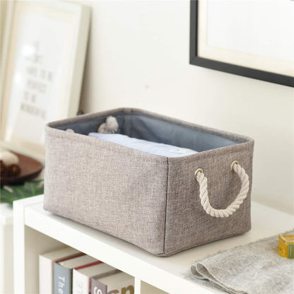 TheWarmHome Large Storage Bins - Fabric Storage Cubes for Organizing Shelves, Closet, Nursery, Laundry