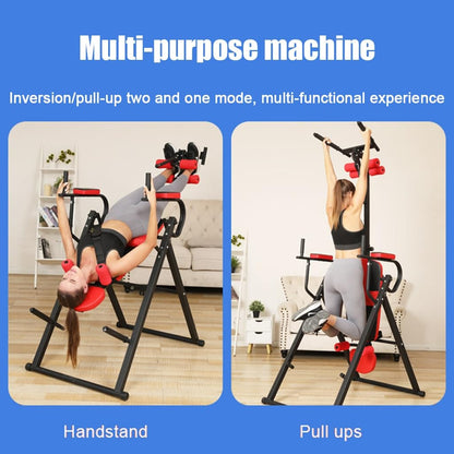 MAgiLL Heavy Duty Inversion Table 330 lbs Capacity with Adjustable Protective Belt Inversion Table for Back Pain Relief Updated (Color : Blue)