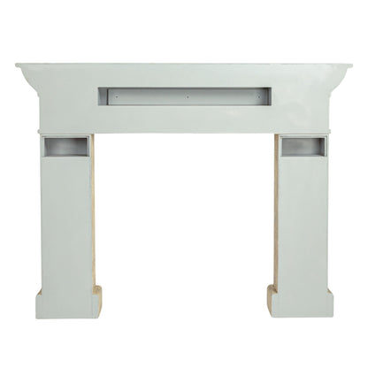 Creative Co-Op Monolith Decorative Fireplace Mantel, Antique
