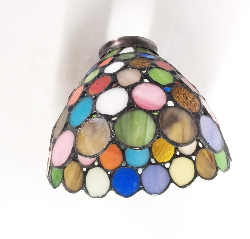 HMJ80021-Tiffany lamp Shade-Church Glass Shade